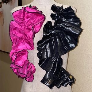 2 Damsel in this Dress ruffle add ons